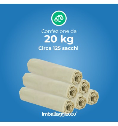 SACCHI PER CALCINACCI IN AMBRA - Igiene Sicurezza e Monouso carta