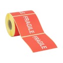 Etichette di spedizione prestampate con scritta FRAGILE - 4123