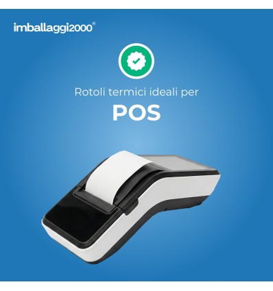 ROTOLI TERMICI PER POS OMOLOGATI IN CARTA TERMICA - Ufficio E Cancelleria
