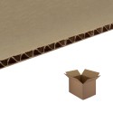 SCATOLA 1 ONDA AVANA 50X50X70 - Scatole di Cartone