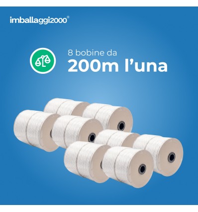 Corda multiuso da 8 mm, rotolo 1600 metri - Stoccaggio E Movimentazione