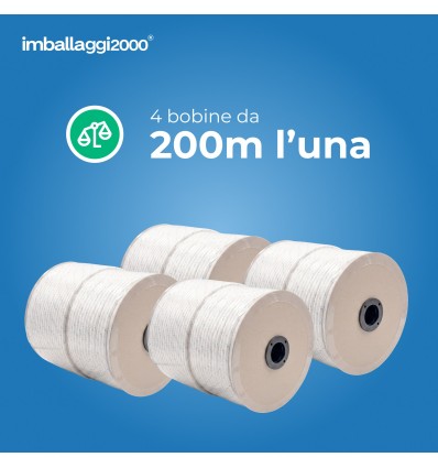 Corda multiuso da 8 mm, rotolo 800 metri - Stoccaggio E Movimentazione