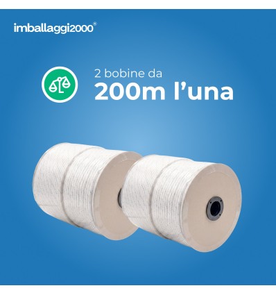 Corda multiuso da 8 mm, rotolo 400 metri - Stoccaggio E Movimentazione