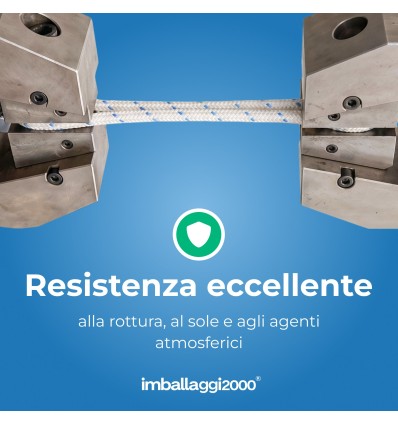 Corda multiuso da 8 mm, rotolo 10 metri - Stoccaggio E Movimentazione