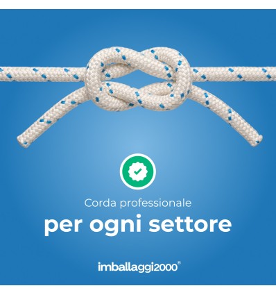 Corda multiuso da 8 mm, rotolo 10 metri - Stoccaggio E Movimentazione