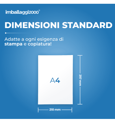 Risme carta a4 80 gr per fotocopie - Ufficio E Cancelleria