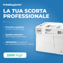 Risme carta a4 80 gr per fotocopie - Ufficio E Cancelleria