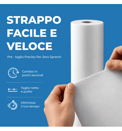 Rotolo lenzuolino medico 60cm x 75m - Igiene Sicurezza e Monouso carta