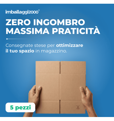 SCATOLA DOPPIA ONDA 60X60X40 - Scatole di Cartone