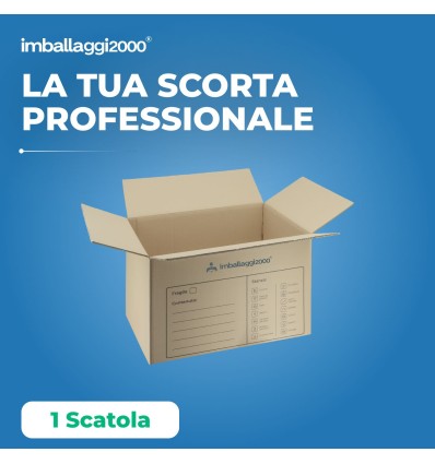 SCATOLA DA TRASLOCO RINFORZATA 80x60x50 - Scatole di Cartone