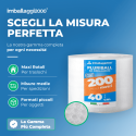Pluriball rotolo 40cmx200mt 55 gr/mq - Pluriball in Rotoli