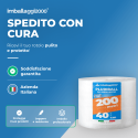 Pluriball rotolo 40cmx200mt 55 gr/mq - Pluriball in Rotoli
