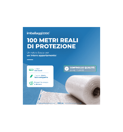 Pluriball rotolo 50cmx100mt 55 gr/mq - Pluriball in Rotoli