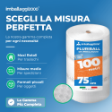 Pluriball rotolo 75cmx100mt 55 gr/mq - Pluriball in Rotoli