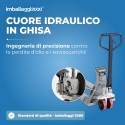 Transpallet pesatore manuale Pramac PY20, portata 2000 kg, forche 1150x540 mm - Transpallet