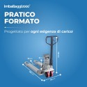 Transpallet pesatore manuale Pramac PY20, portata 2000 kg, forche 1150x540 mm - Transpallet