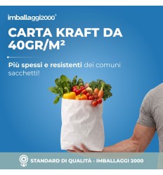 SACCHETTI DI CARTA BIANCHI PER ALIMENTI - Imballaggi Alimentari 2