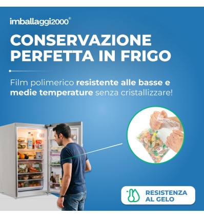 SACCHI PLT TRASPARENTI 35X50 - Sacchetti per Imballaggio