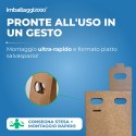 Scatole Avana per 3 bottiglie - Scatole di Cartone