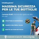 Scatole Avana per 3 bottiglie - Scatole di Cartone