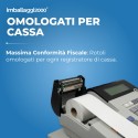 ROTOLI IN CARTA TERMICA PER REGISTRATORI DI CASSA MISURATORI FISCALI E SCOMMESSE SPORTIVE OMOLOGATI - Ufficio E Cancelleria