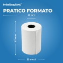 Rotoli termici per registratori di cassa mm 57 X 30 MTL omologati - Ufficio E Cancelleria