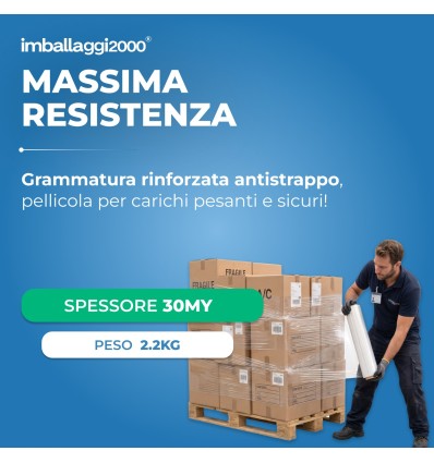 ESTENSIBILE MANUALE 30 MY TRASPARENTE - Film Estensibile E Pallettizzazione