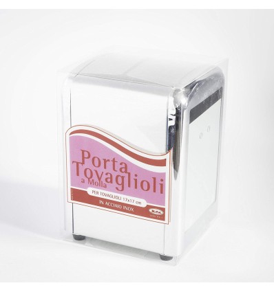 PORTA TOVAGLIOLI ARGENTO A MOLLA - Imballaggi Alimentari