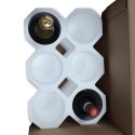 KIT PORTABOTTIGLIE VINO IN POLISTIROLO CON SCATOLA DI CARTONE - SCATOLE IN CARTONE