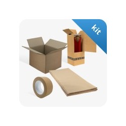 Kit Trasloco Fai da Te - Scatoloni, Pluriball & Nastro Adesivo