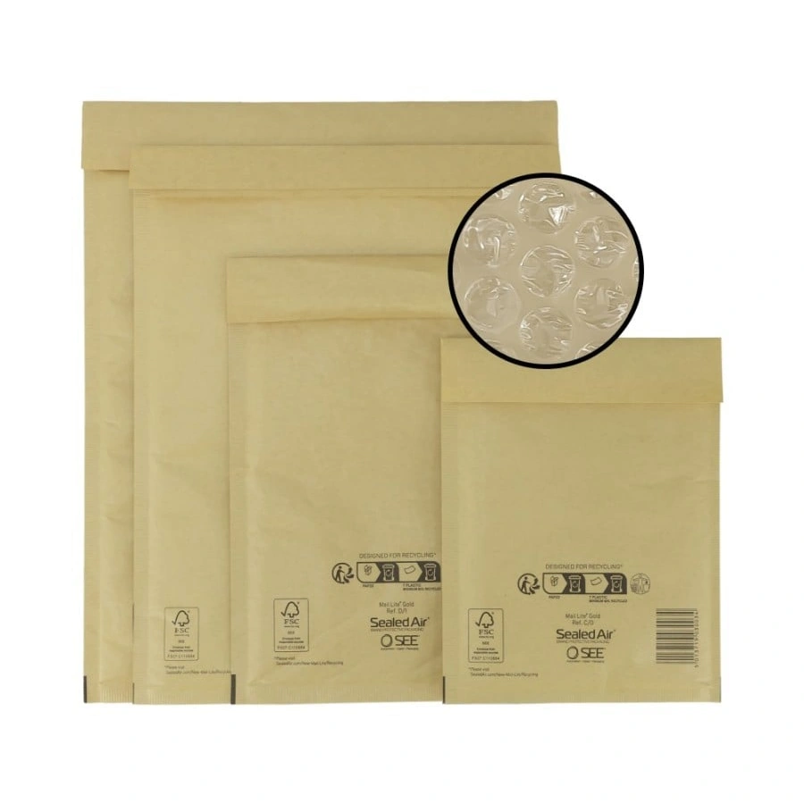 Buste Imbottite 10 Pezzi 15x21 Cm – Con Stri Adesiva, Gialle, Per Spedizioni Sicure E Protette