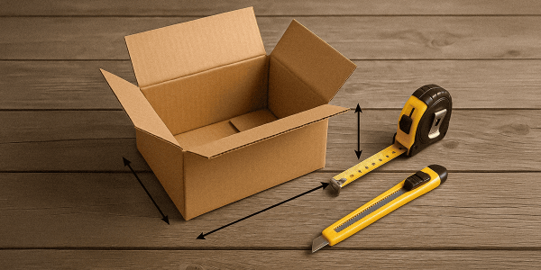 Guida alle misure delle scatole di cartone