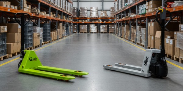 Quali sono i vantaggi di un transpallet elettrico rispetto a uno manuale?